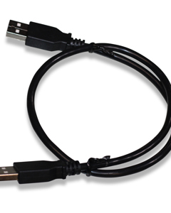 USB cable plug/plug A/A 0.5m